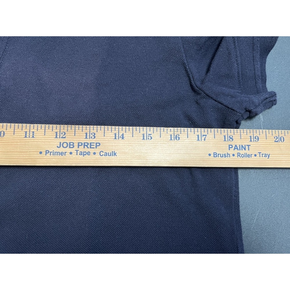 Lands' End Shirt Dress Women's Small 6P-8P Navy Blue Polo Short Sleeve Collared - Picture 6 of 13